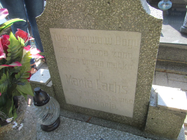 Maria Lachs 1900 Władysławowo - Grobonet - Wyszukiwarka osób pochowanych