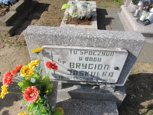 Brygida Jaskułka 1955 Władysławowo - Grobonet - Wyszukiwarka osób pochowanych