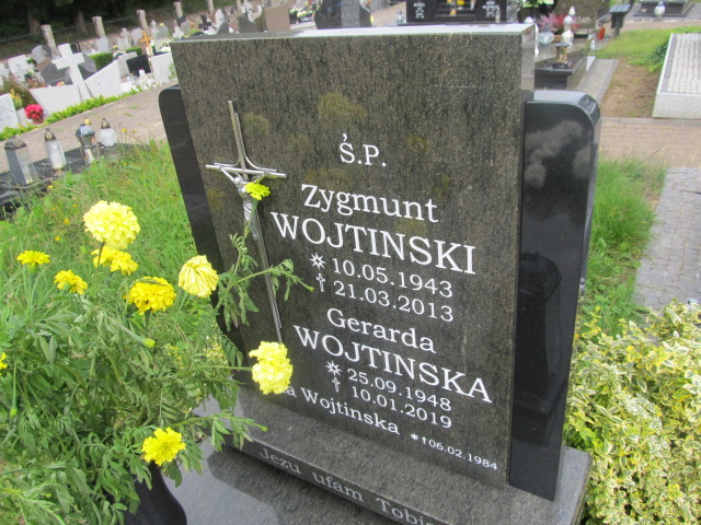 Gerarda Wojtinska 1948 Władysławowo - Grobonet - Wyszukiwarka osób pochowanych