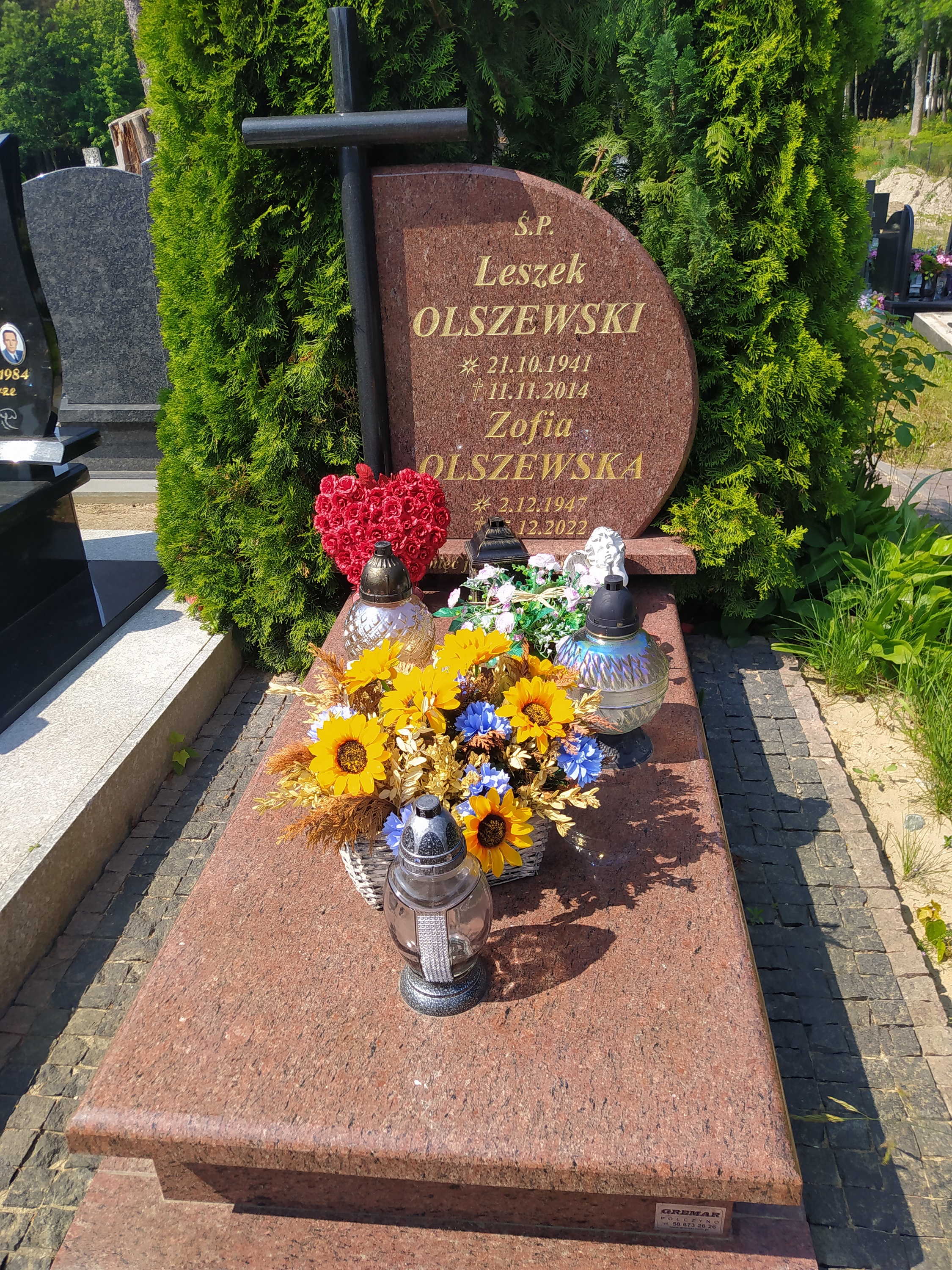 Zofia Olszewska 1947 Władysławowo - Grobonet - Wyszukiwarka osób pochowanych