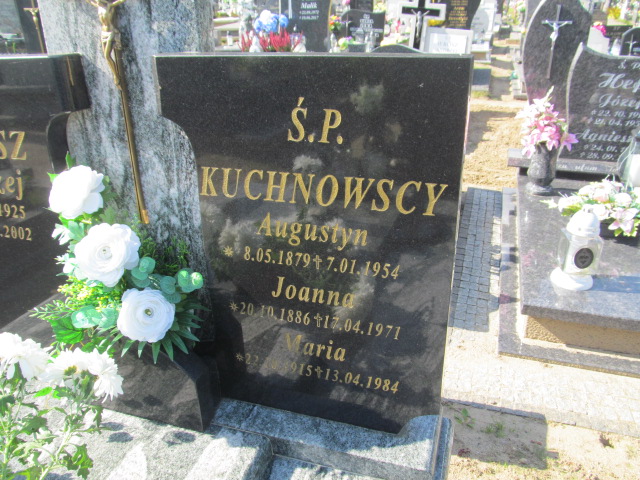 Augustyn Kuchnowski 1879 Władysławowo - Grobonet - Wyszukiwarka osób pochowanych