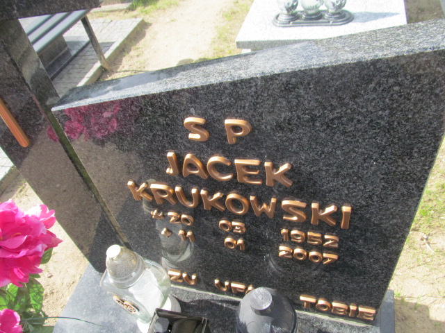 Jacek Krukowski 1952 Władysławowo - Grobonet - Wyszukiwarka osób pochowanych