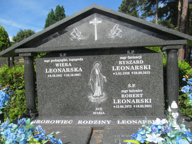 Robert Leonarski 1973 Władysławowo - Grobonet - Wyszukiwarka osób pochowanych