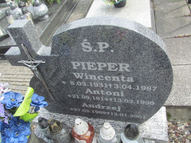 Andrzej Pieper 1969 Władysławowo - Grobonet - Wyszukiwarka osób pochowanych