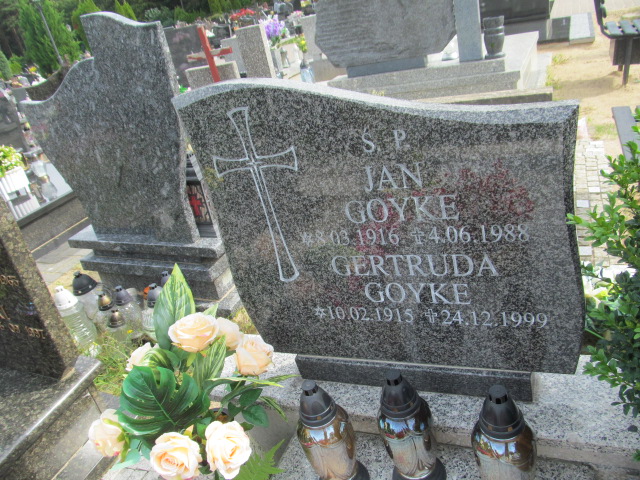 Gertruda Goyke 1915 Władysławowo - Grobonet - Wyszukiwarka osób pochowanych