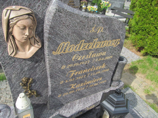 Franciszek Modzelewski 1927 Władysławowo - Grobonet - Wyszukiwarka osób pochowanych