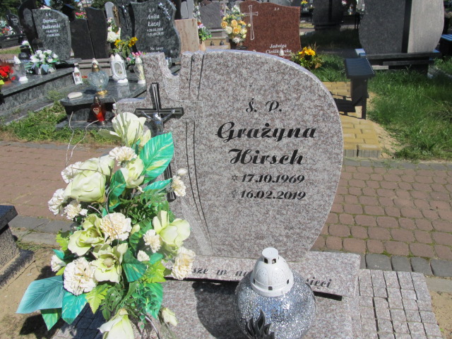 Grażyna Hirsch 1969 Władysławowo - Grobonet - Wyszukiwarka osób pochowanych