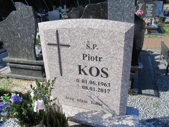 Piotr Kos 1963 Władysławowo - Grobonet - Wyszukiwarka osób pochowanych