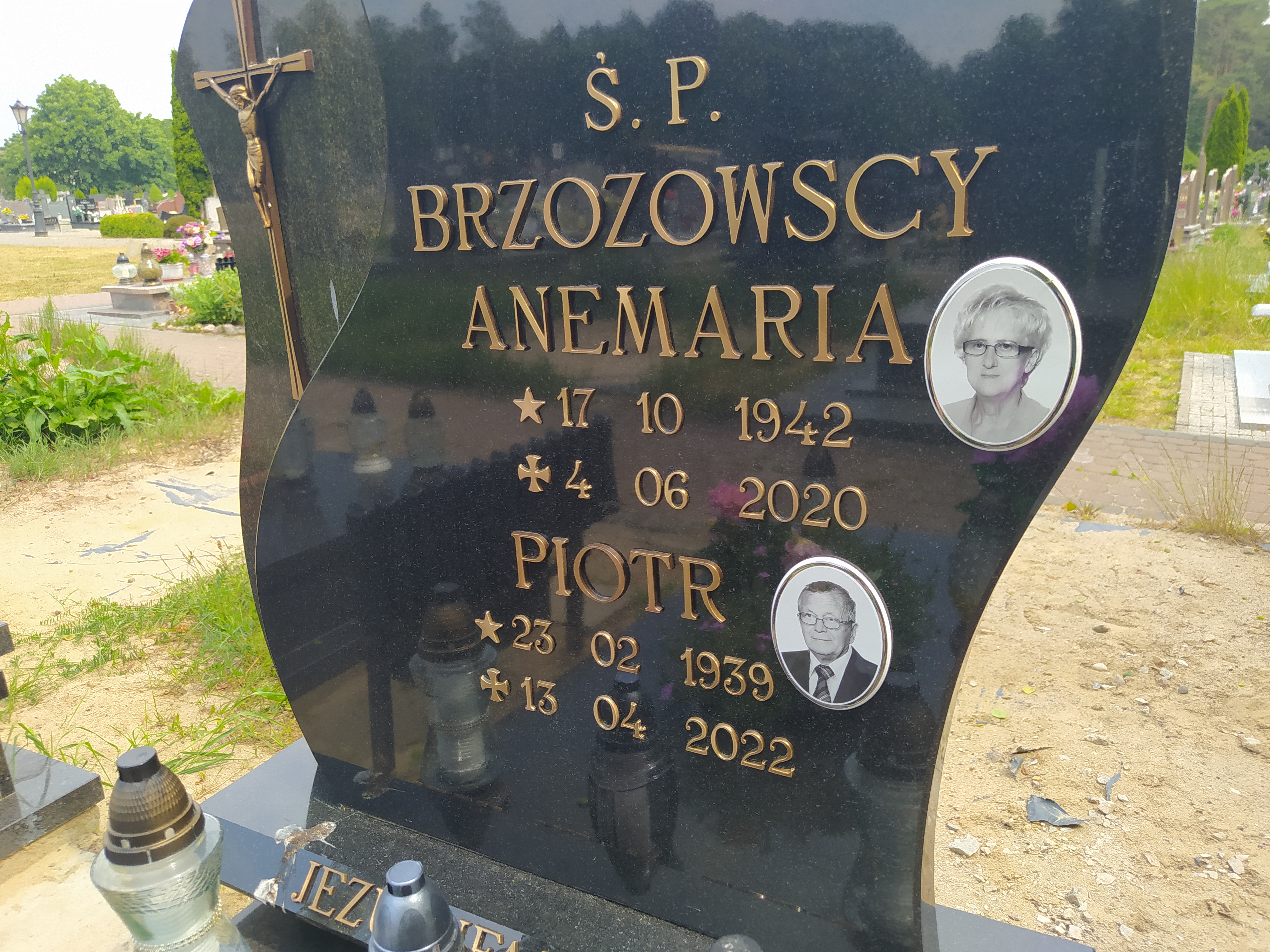 Grób Anemaria Brzozowska