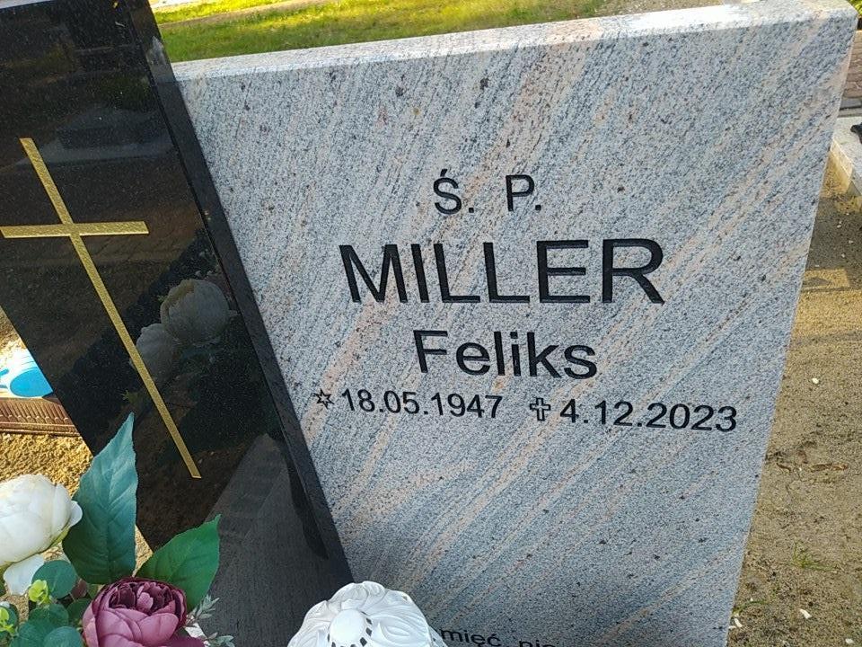 Feliks Miller 1947 Władysławowo - Grobonet - Wyszukiwarka osób pochowanych